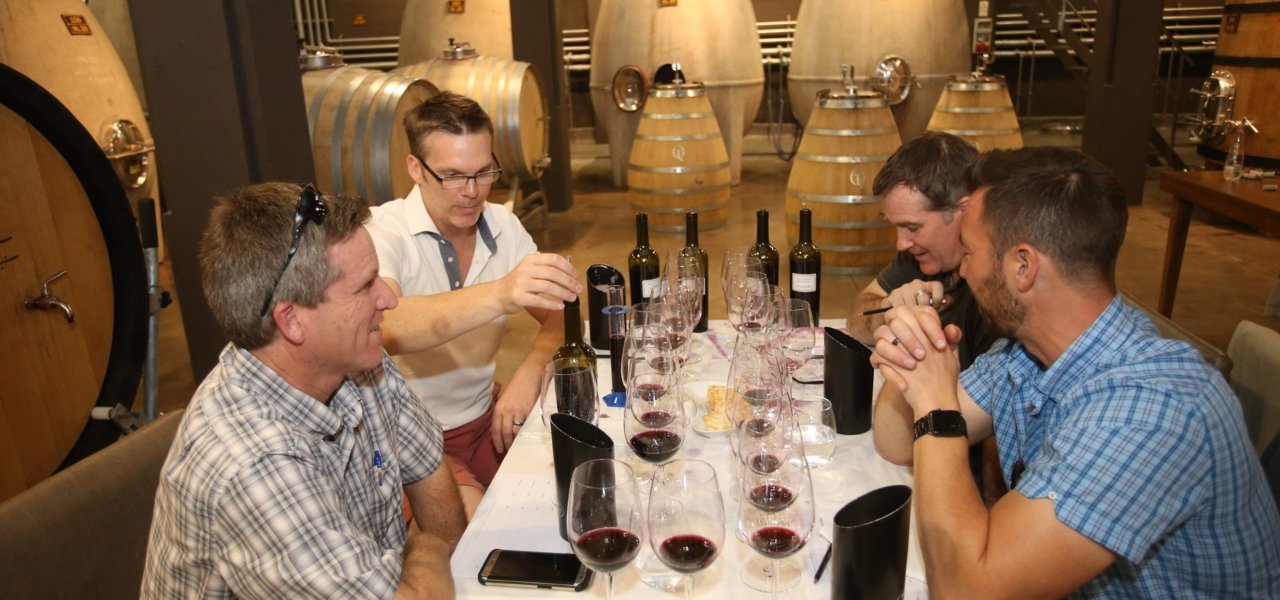blending at Susana Balbo